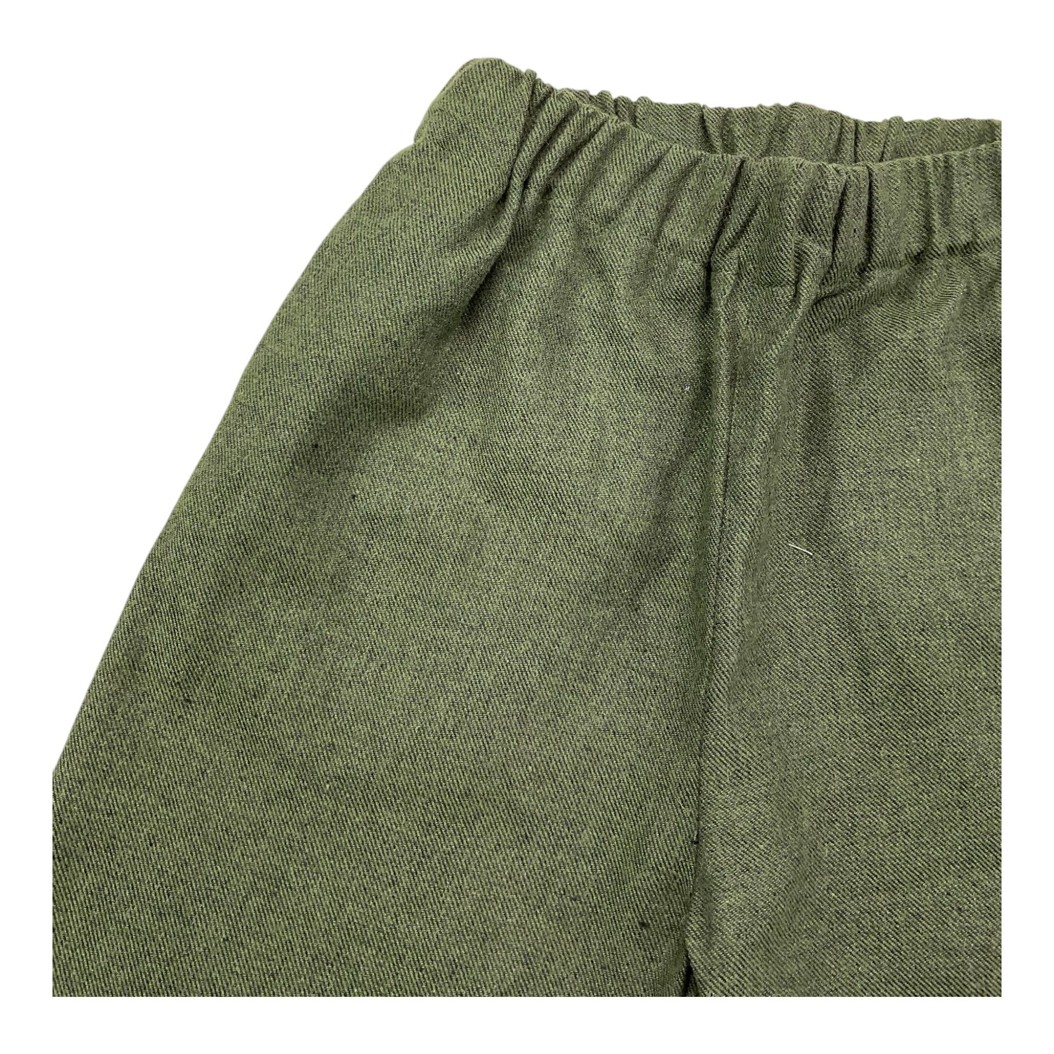 ILFAROBIMBI completo 2 pezzi camicia-pantalone palazzo Verde per Neonata IFB50104 VERDE ILFAROBIMBI