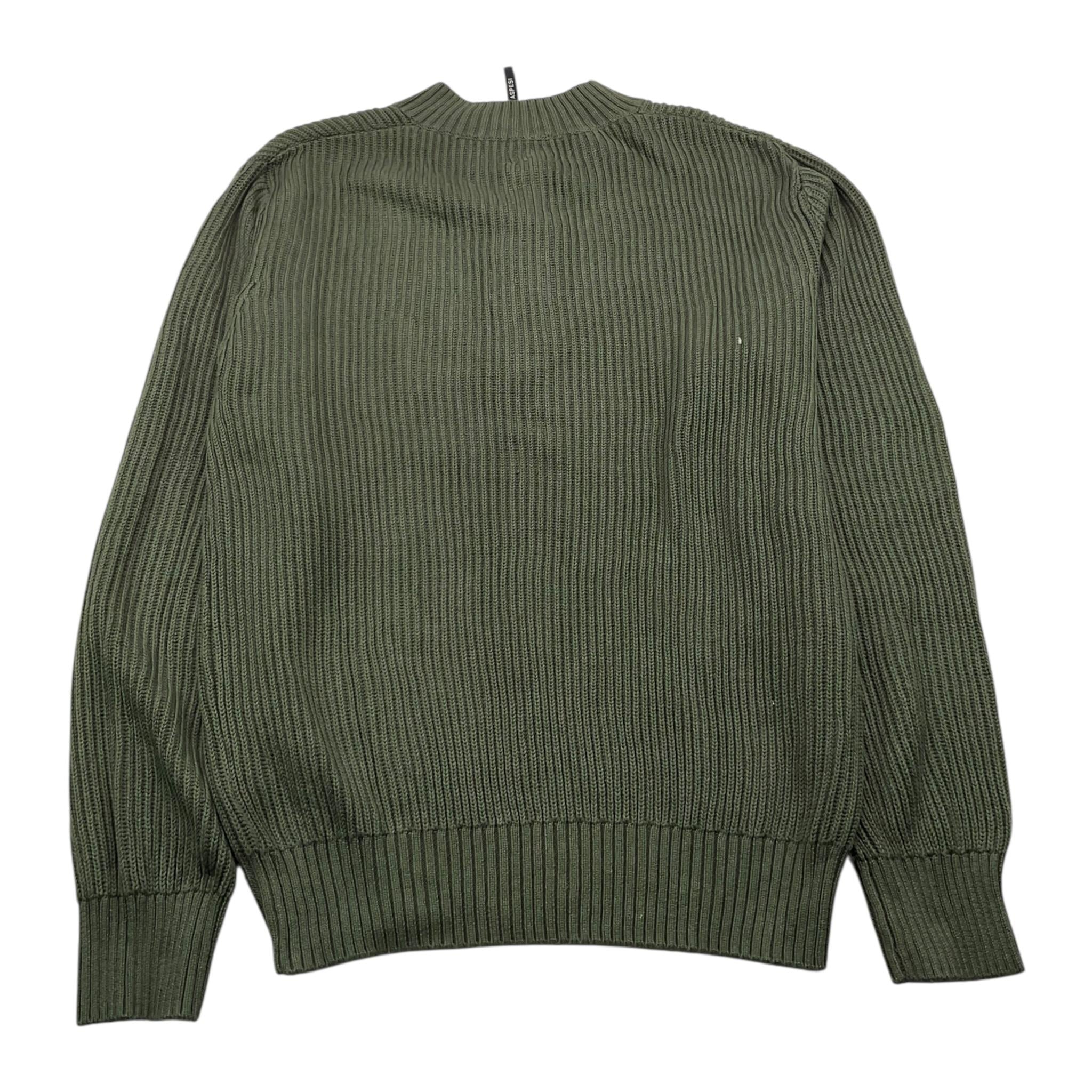 ASPESI maglia tinta unita con mezza zip Verde per Bambino F24036MAEM109 VERDE ASPESI