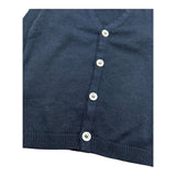 Emanuel Pris Cardigan Tinta Unita Scollo A V per Bambino ECA004R BLU EMANUEL PRIS 
