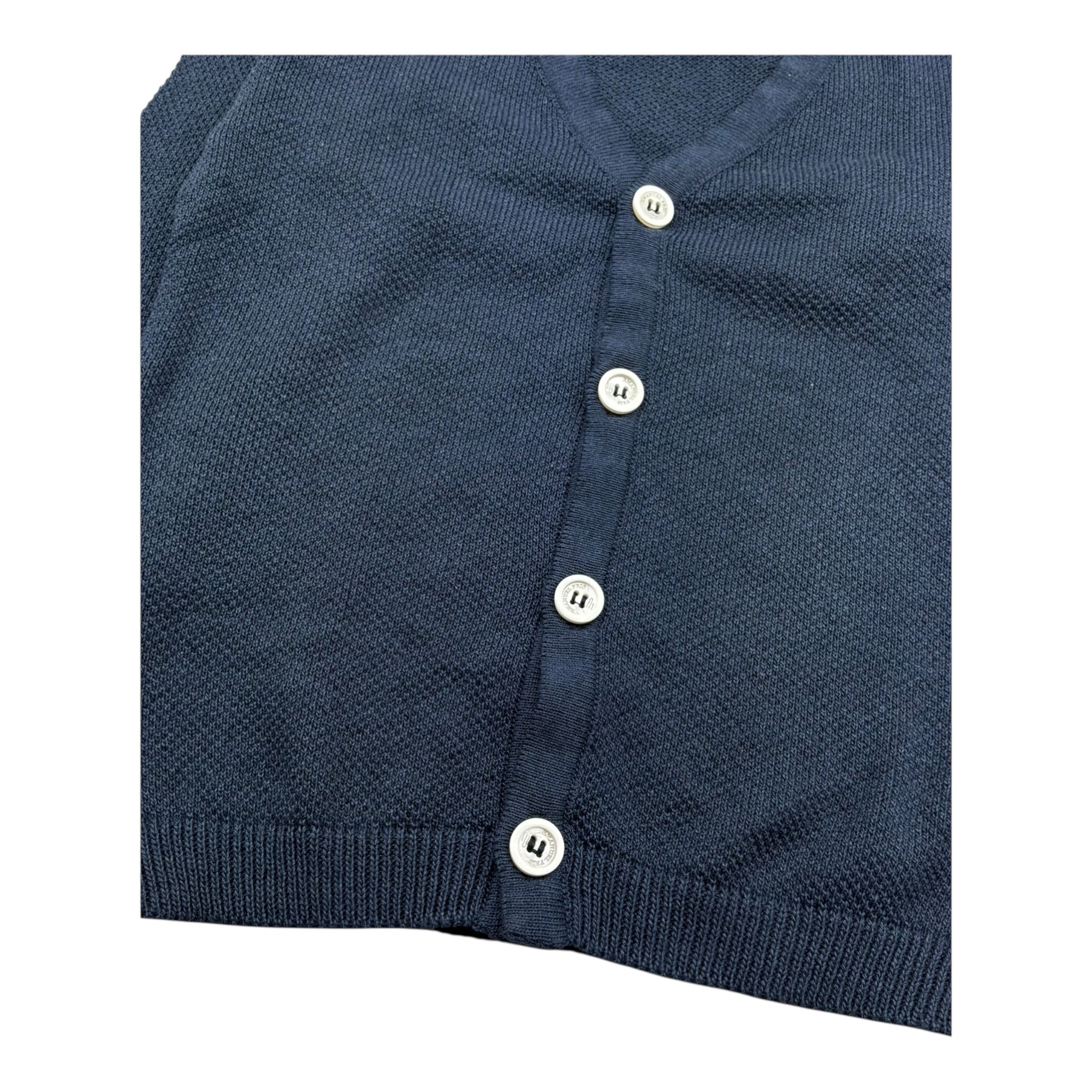 Emanuel Pris Cardigan Tinta Unita Scollo A V per Bambino ECA004R BLU EMANUEL PRIS 