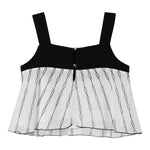 Patrizia Pepe Top Giromanica Tinta Unita per Bambina 7C0262 BIANCO PATRIZIA PEPE 