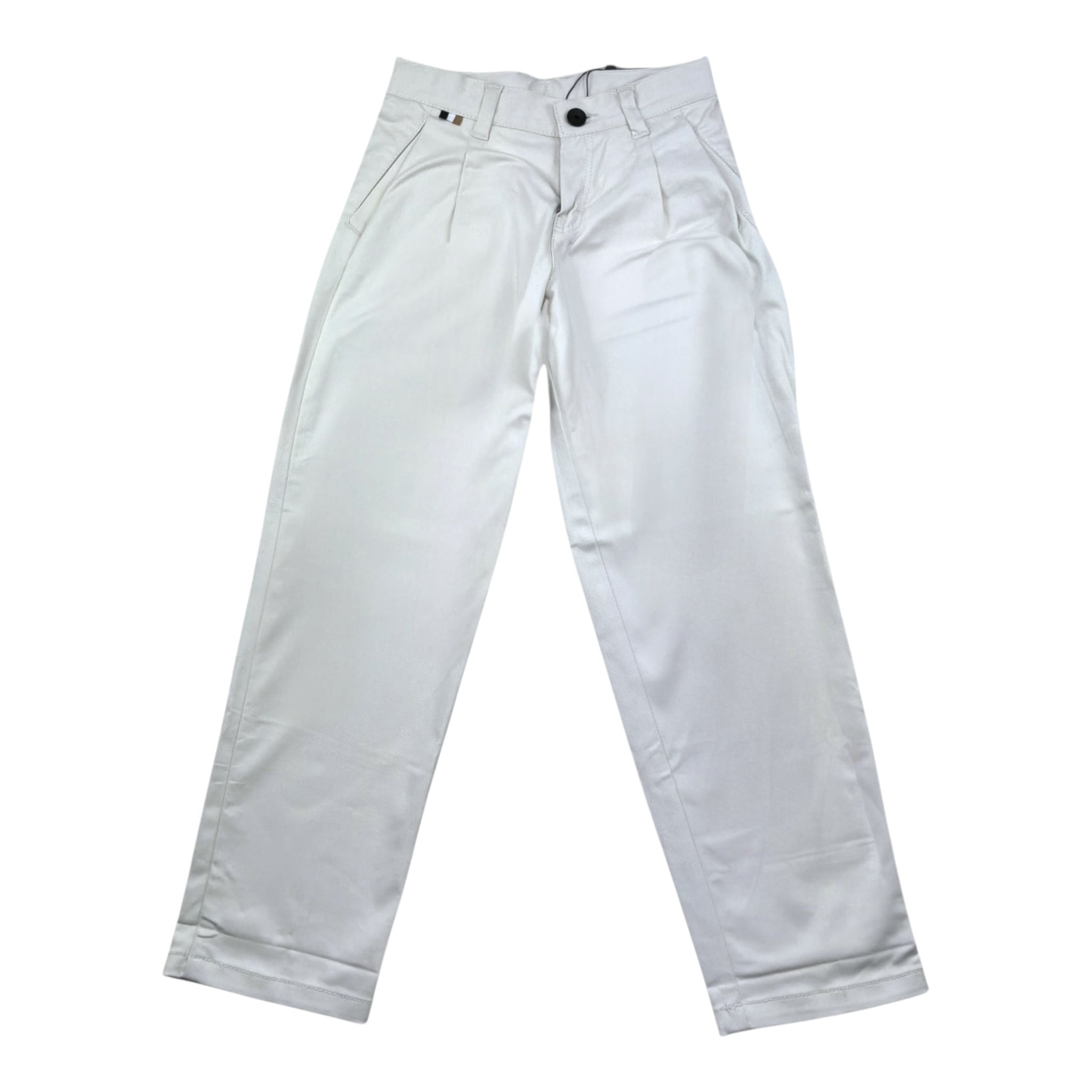 Boss Pantalone Tinta Unita con Tasche per Bambino J51978 BEIGE BOSS 