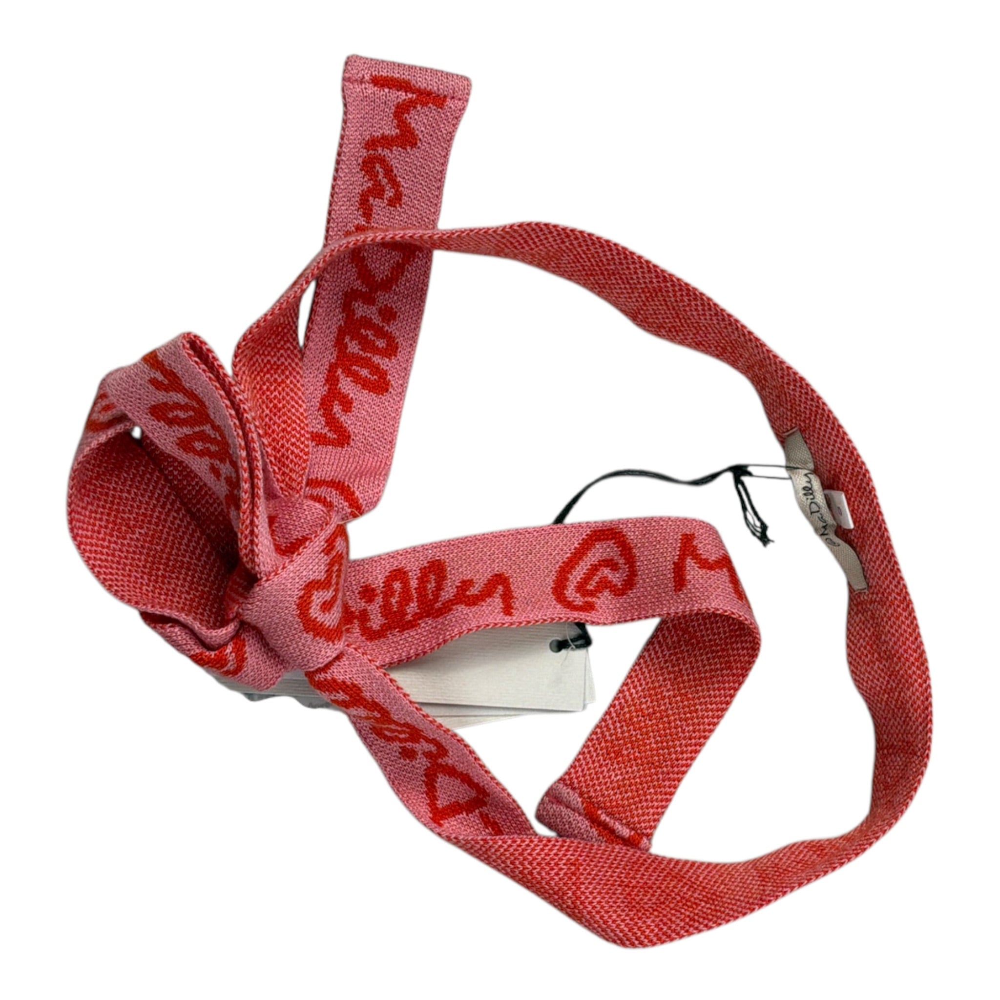@Madilly Cintura tinta unita con Logo Rosa per Bambina DRU ROSA @MADILLY 