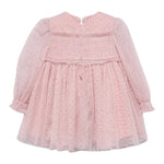 Abel & Lula Abito tinta unita con Tulle Rosa per Neonata 5506 ROSA ABEL & LULA 