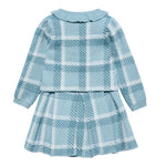 Abel & Lula Completo 2 Pezzi Maglia-Gonna Verde Acqua per Neonata 5516 VERDE ACQUA ABEL & LULA 