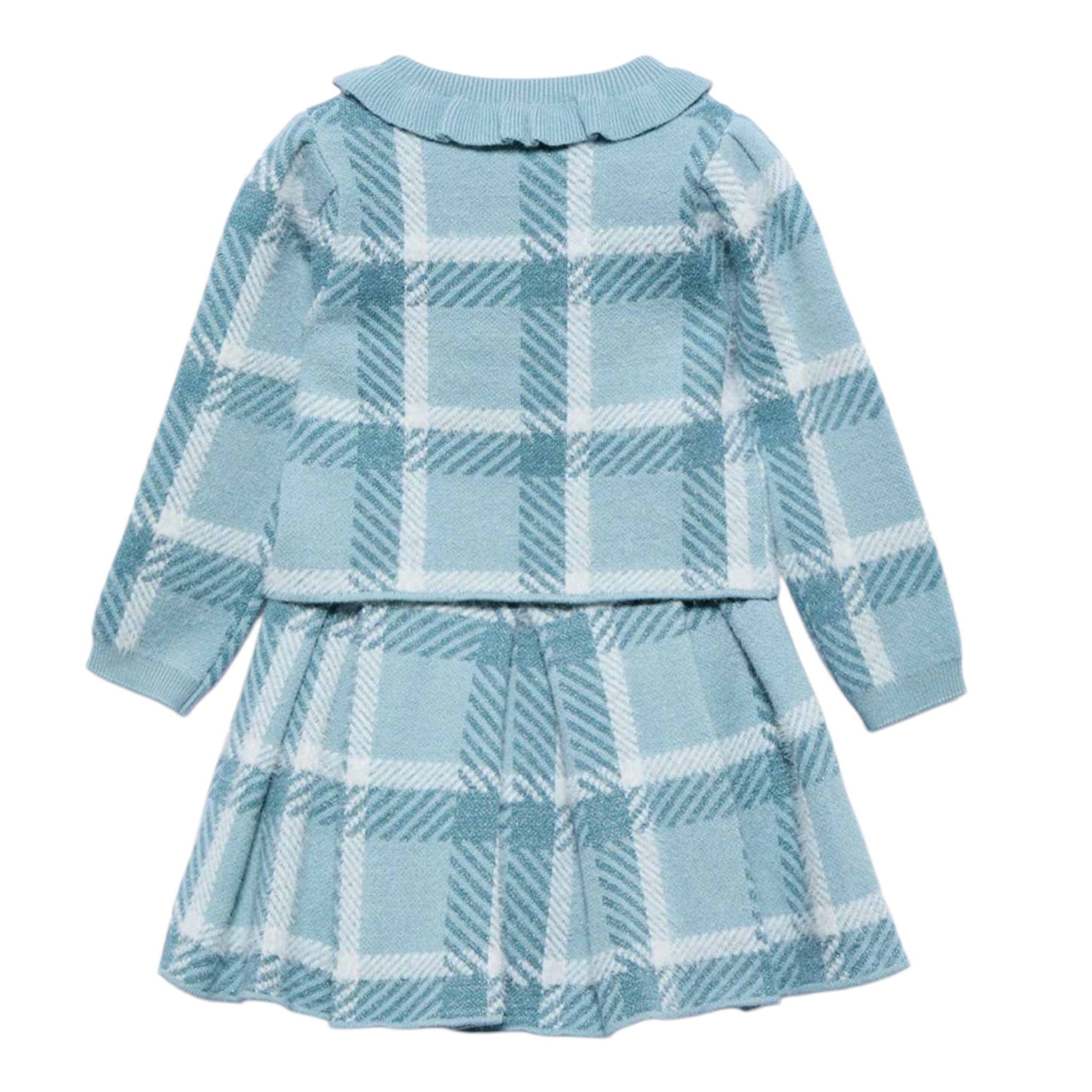 Abel & Lula Completo 2 Pezzi Maglia-Gonna Verde Acqua per Neonata 5516 VERDE ACQUA ABEL & LULA 