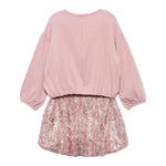 Abel & Lula Completo 2 Pezzi Felpa-Gonna Rosa per Bambina 5539 ROSA ABEL & LULA 
