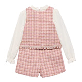 Abel & Lula Completo 2 Pezzi Camicia-Short Rosa per Bambina 5727 ROSA ABEL & LULA 