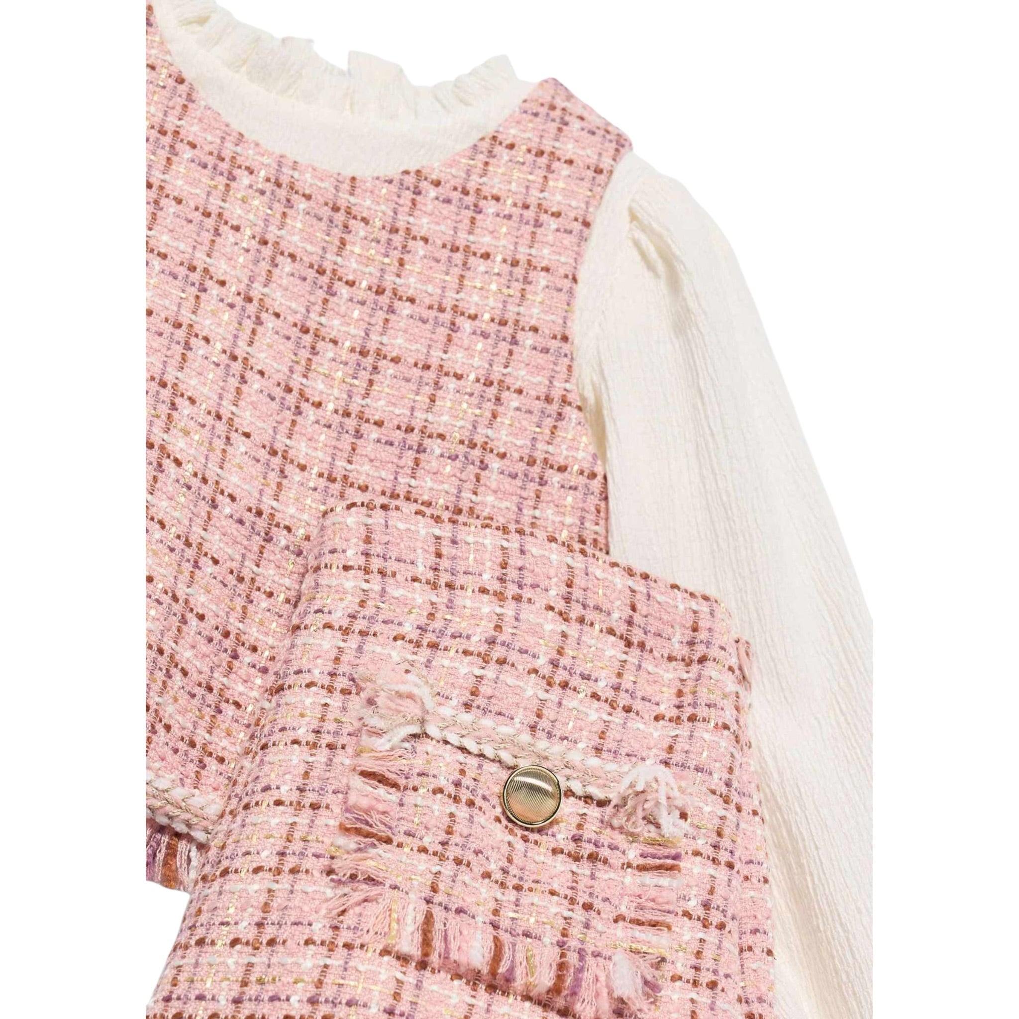 Abel & Lula Completo 2 Pezzi Camicia-Short Rosa per Bambina 5727 ROSA ABEL & LULA 
