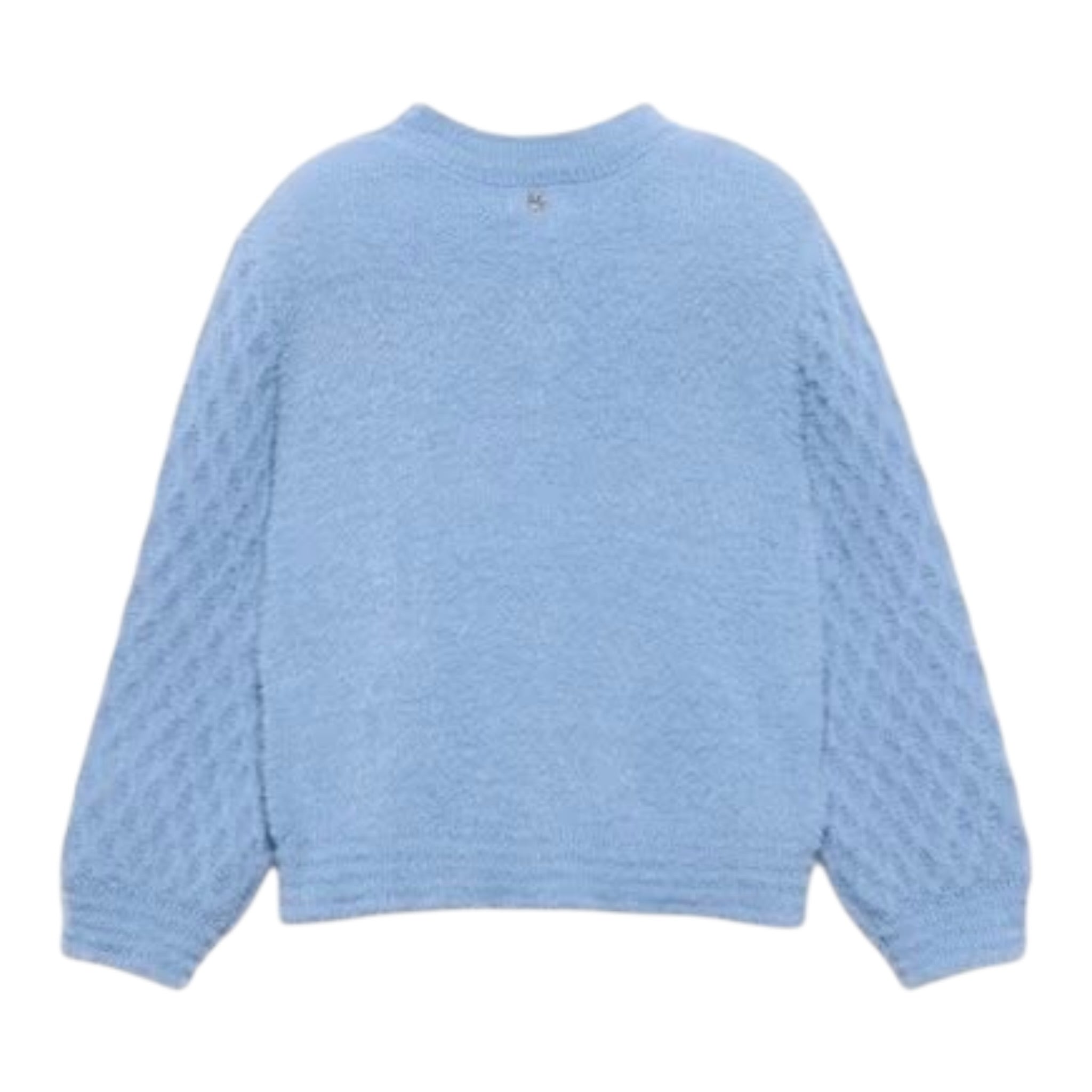 Abel & Lula Maglia Girocollo tinta unita Azzurro per Bambina 5827 AZZURRO ABEL & LULA 