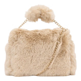 Abel & Lula Borsa tinta unita Peluche Beige per Bambina 5980 BEIGE ABEL & LULA 
