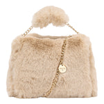 Abel & Lula Borsa tinta unita Peluche Beige per Bambina 5980 BEIGE ABEL & LULA 