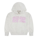 Abercrombie Kids Felpa tinta unita con Cappuccio E Stampa Beige per Bambina 43AJ87 BEIGE ABERCROMBIE KIDS 