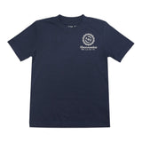Abercrombie Kids T-Shirt tinta unita con Stampa Blu per Bambino 93AJ93 BLU ABERCROMBIE KIDS 