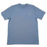 Abercrombie Kids T-Shirt tinta unita con Stampa Azzurro per Bambino WIIWIW AZZURRO  