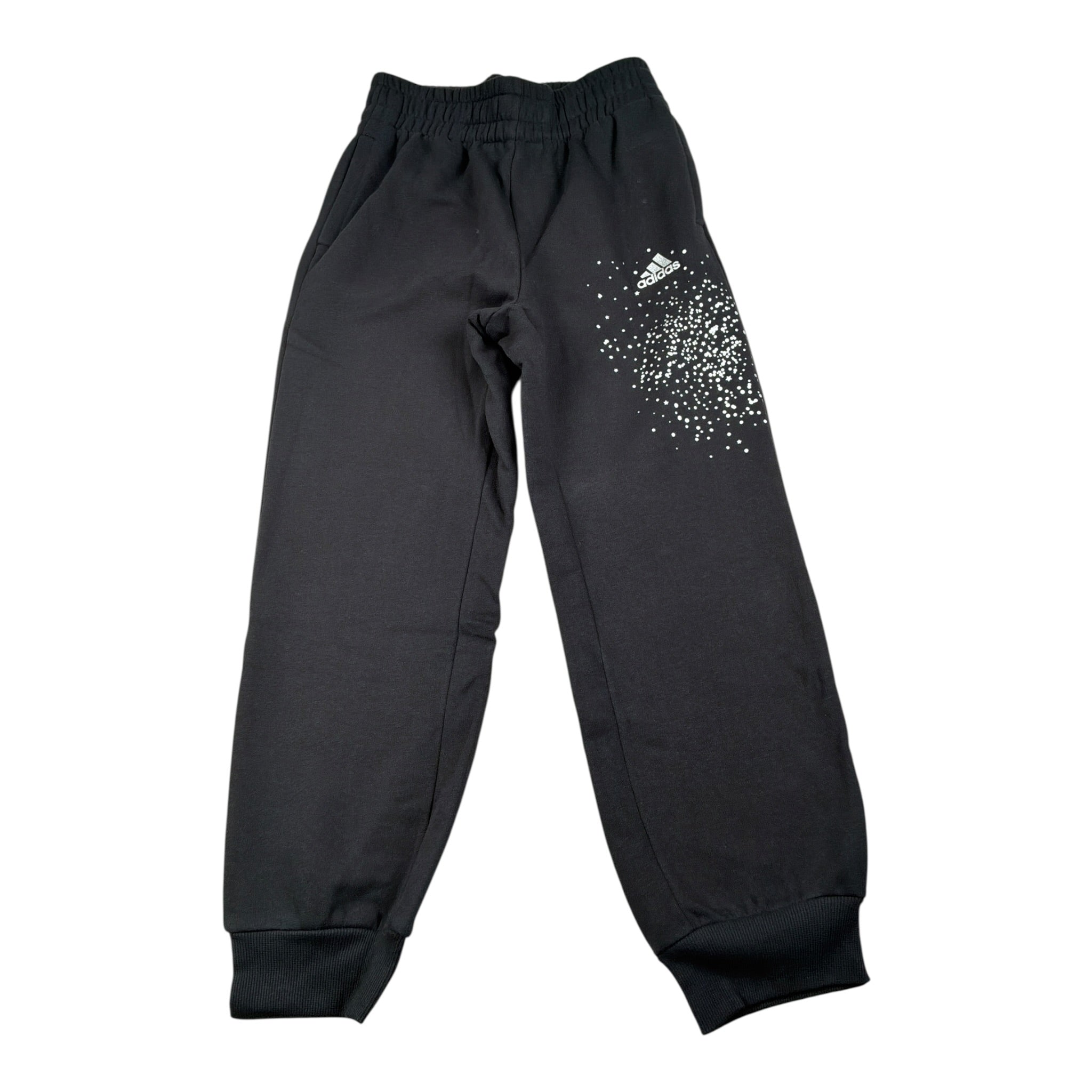 Adidas Pantalone Tuta tinta unita Nero per Bambina IV9430 NERO Adidas 