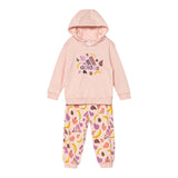 Adidas Completo 2Pz Felpa-Pantalone con Fantasia Rosa per Neonata JF4486 ROSA Adidas 