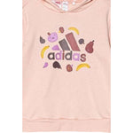 Adidas Completo 2Pz Felpa-Pantalone con Fantasia Rosa per Neonata JF4486 ROSA Adidas 