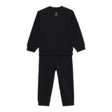 Adidas Completo 2Pz Felpa-Pantalone Nero per Neonato JY3471 NERO Adidas 