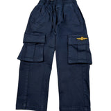 Aeronautica Militare Pantalone tinta unita con Tasconi Blu per Bambino 242PA0001AIRCT3447 BLU AERONAUTICA MILITARE 