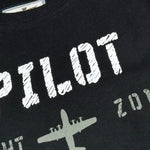 Aeronautica Militare Shirt tinta unita con Stampa Nero per Bambino 242TS002AJRJ664 NERO AERONAUTICA MILITARE 