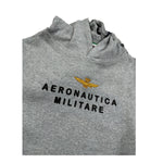 Aeronautica Militare Felpa Chiusa con Cappuccio tinta unita Grigio per Neonato 252FE0046A GRIGIO AERONAUTICA MILITARE 