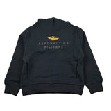 Aeronautica Militare Felpa Chiusa con Cappuccio tinta unita Nero per Neonato 252FE0046A NERO AERONAUTICA MILITARE 