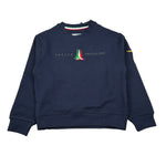 Aeronautica Militare Felpa Chiusa Girocollo tinta unita con Stampa Blu per Bambino 252FE0057A BLU AERONAUTICA MILITARE 