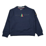 Aeronautica Militare Felpa Chiusa Girocollo tinta unita con Stampa Blu per Bambino 252FE0057A BLU AERONAUTICA MILITARE 