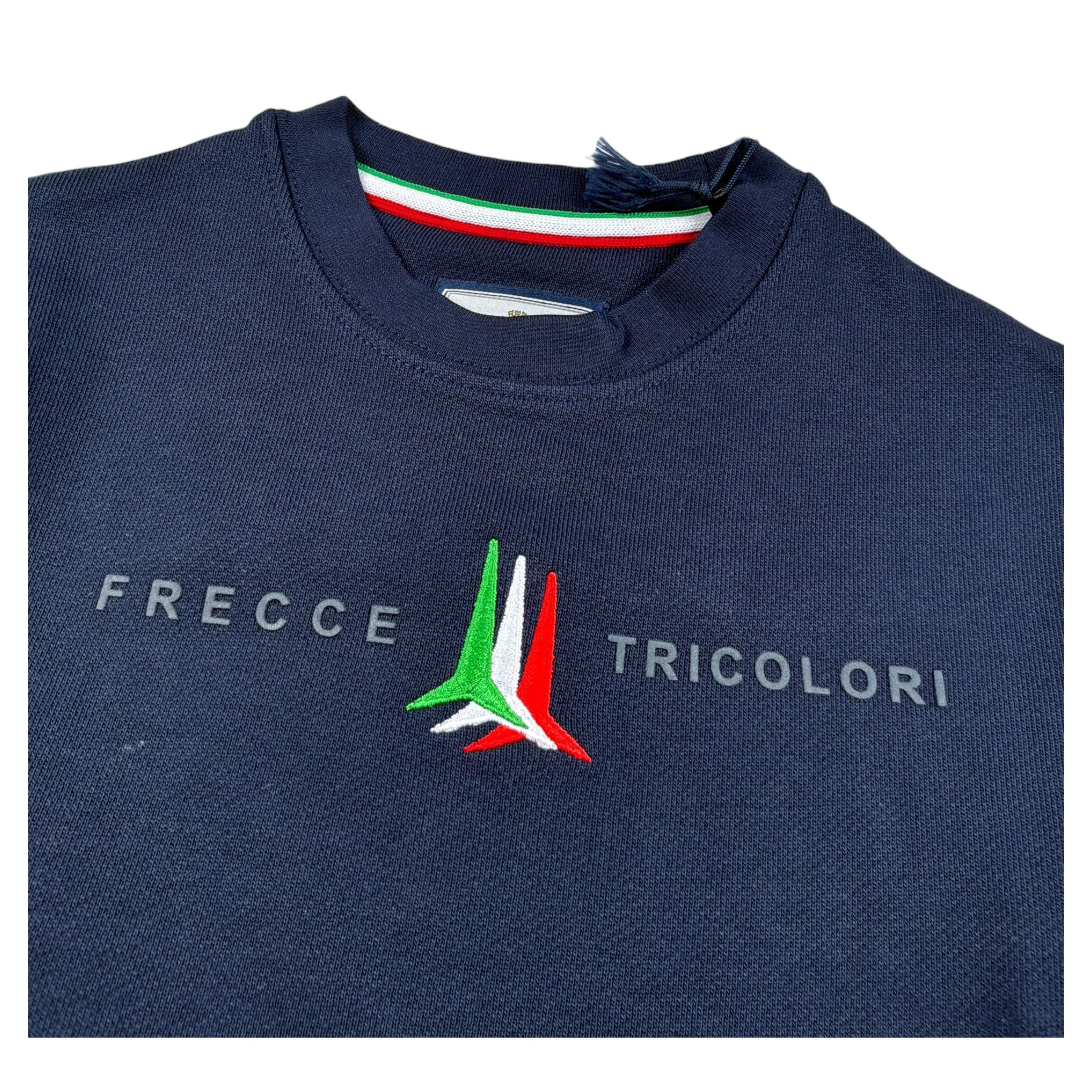 Aeronautica Militare Felpa Chiusa Girocollo tinta unita con Stampa Blu per Neonato 252FE0057AN BLU AERONAUTICA MILITARE 