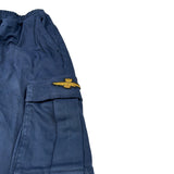 Aeronautica Militare Pantalone tinta unita con Elastico In Vita Blu per Neonato 252PA0001AN BLU AERONAUTICA MILITARE 