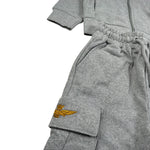 Aeronautica Militare Completo 2 Pezzi Felpa-Pantalone tinta unita Grigio per Bambino 25TF0007AJ GRIGIO AERONAUTICA MILITARE 