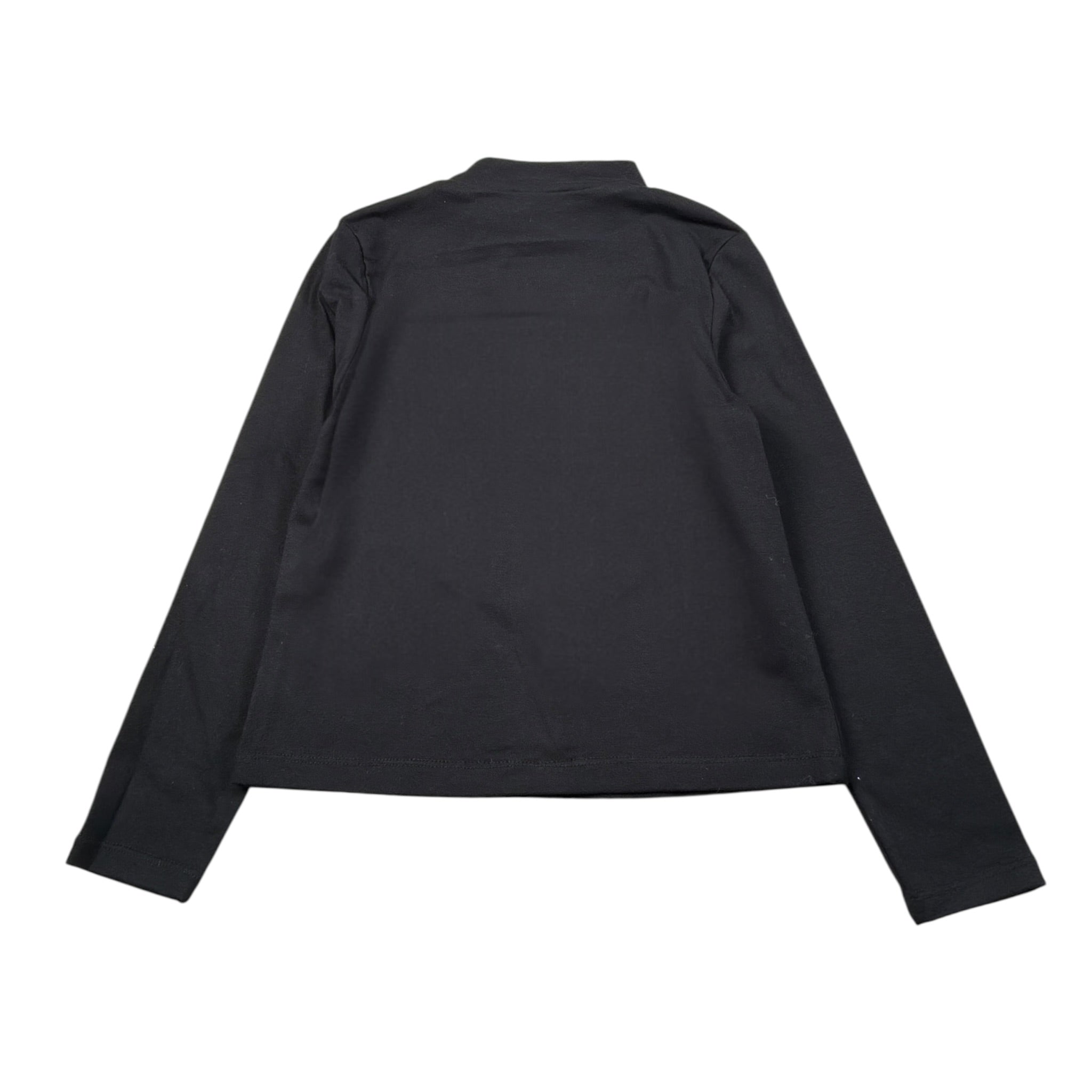 Akyta Shirt Mezzo Collo tinta unita Nero per Bambino 441044 NERO AKYTA 