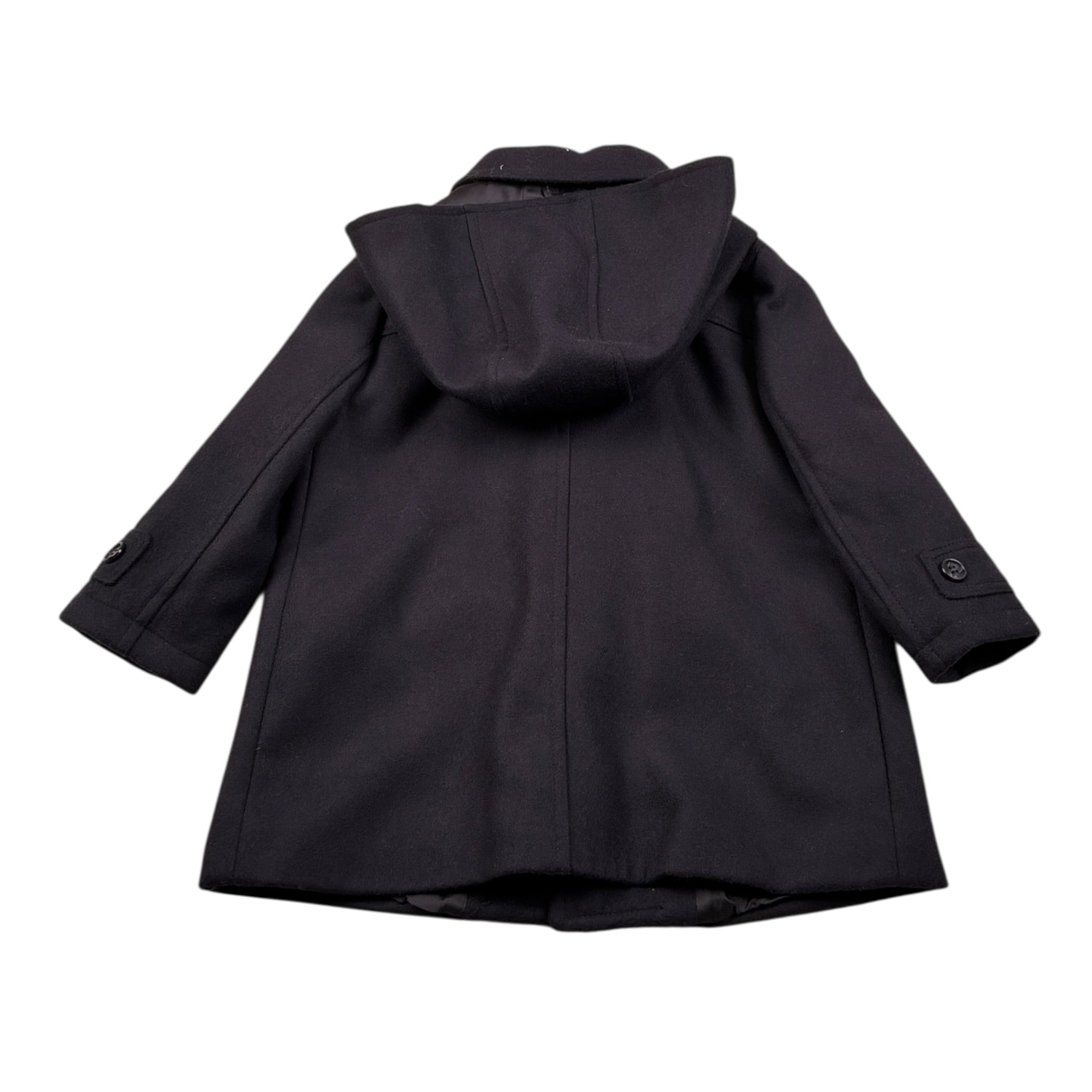 Aletta Cappotto tinta unita con Cappuccio Blu per Neonato M220434N BLU ALETTA 