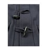 Aletta Cappotto tinta unita con Cappuccio Blu per Neonato M220434N BLU ALETTA 