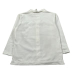 Aletta Camicia Manica Lunga tinta unita Collo Coreano Panna per Neonato RZ22642 PANNA ALETTA 