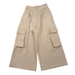 Alice Pi Pantalone tinta unita con Tasconi Beige per Bambina 2420 BEIGE ALICE PI 