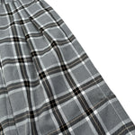 Alice Pi Pantalone tinta unita con Fantasia A Quadri Grigio per Bambina 2499 GRIGIO ALICE PI 