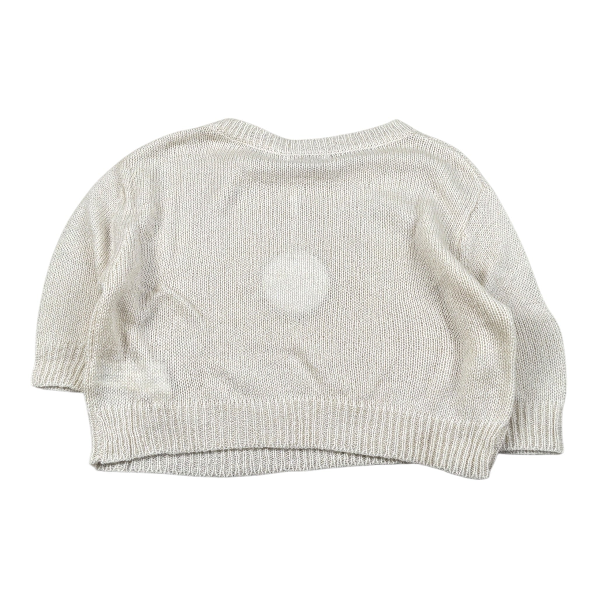 Alice Pi Maglia tinta unita Girocollo Panna per Bambina 2842J PANNA ALICE PI 