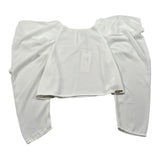 Alice Pi Camicia Manica Lunga tinta unita Bianco per Bambina S222603 BIANCO ALICE PI 