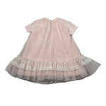 Alice Pi Abito Mezza Manica tinta unita Rosa per Neonata VTL8Q ROSA ALICE PI 