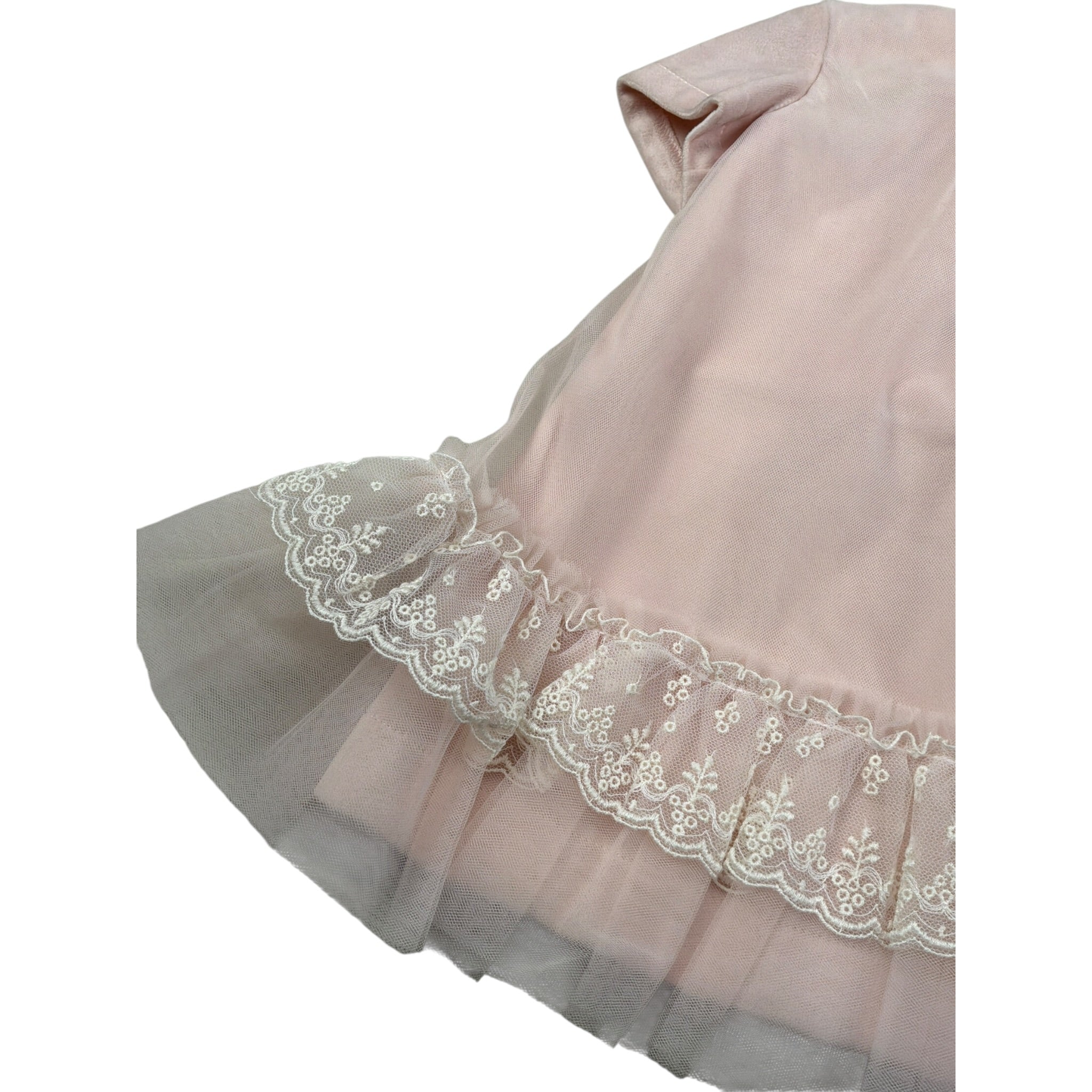 Alice Pi Abito Mezza Manica tinta unita Rosa per Neonata VTL8Q ROSA ALICE PI 