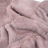 Allegra Cappotto tinta unita Pellicciotto Rosa per Neonata A0537A ROSA ALLEGRA 