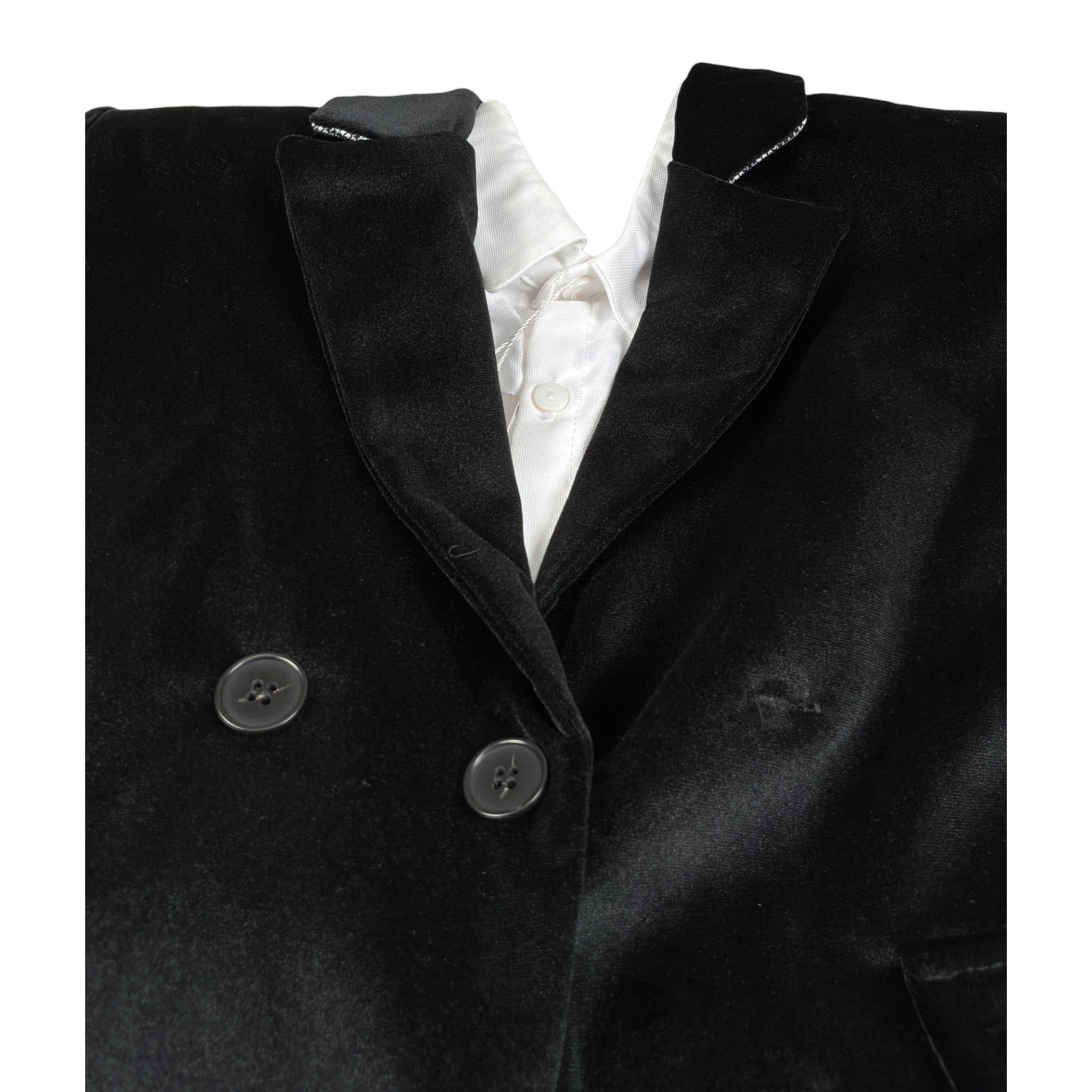Amaya Completo 3 Pezzi Giacca-Camicia-Pantalone Nero per Bambino 621414 NERO AMAYA 