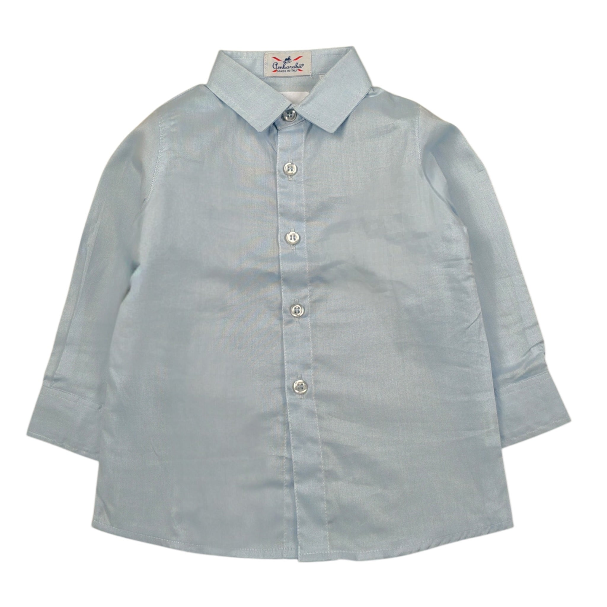 Ambaraba' Camicia tinta unita Azzurro per Neonato EOEOO AZZURRO AMBARABA' 