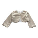 Ambaraba' Coprispalle tinta unita Beige per Neonata FF40045 BEIGE AMBARABA' 