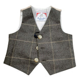 Ambaraba' Gilet tinta unita con Fantasia Grigio per Neonato FM34063 GRIGIO AMBARABA' 