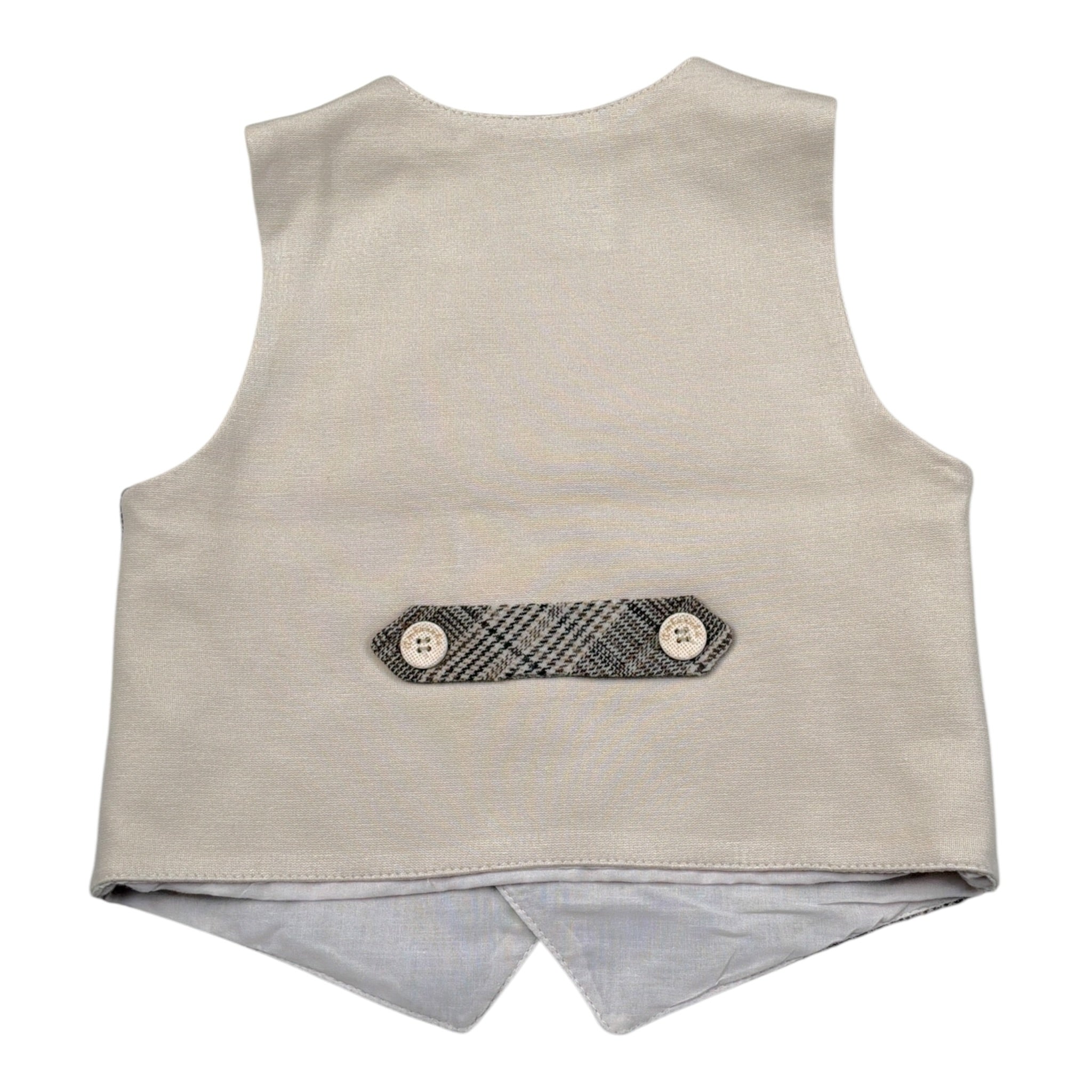 Ambaraba' Gilet tinta unita con Fantasia Marrone per Neonato FM36198 MARRONE AMBARABA' 