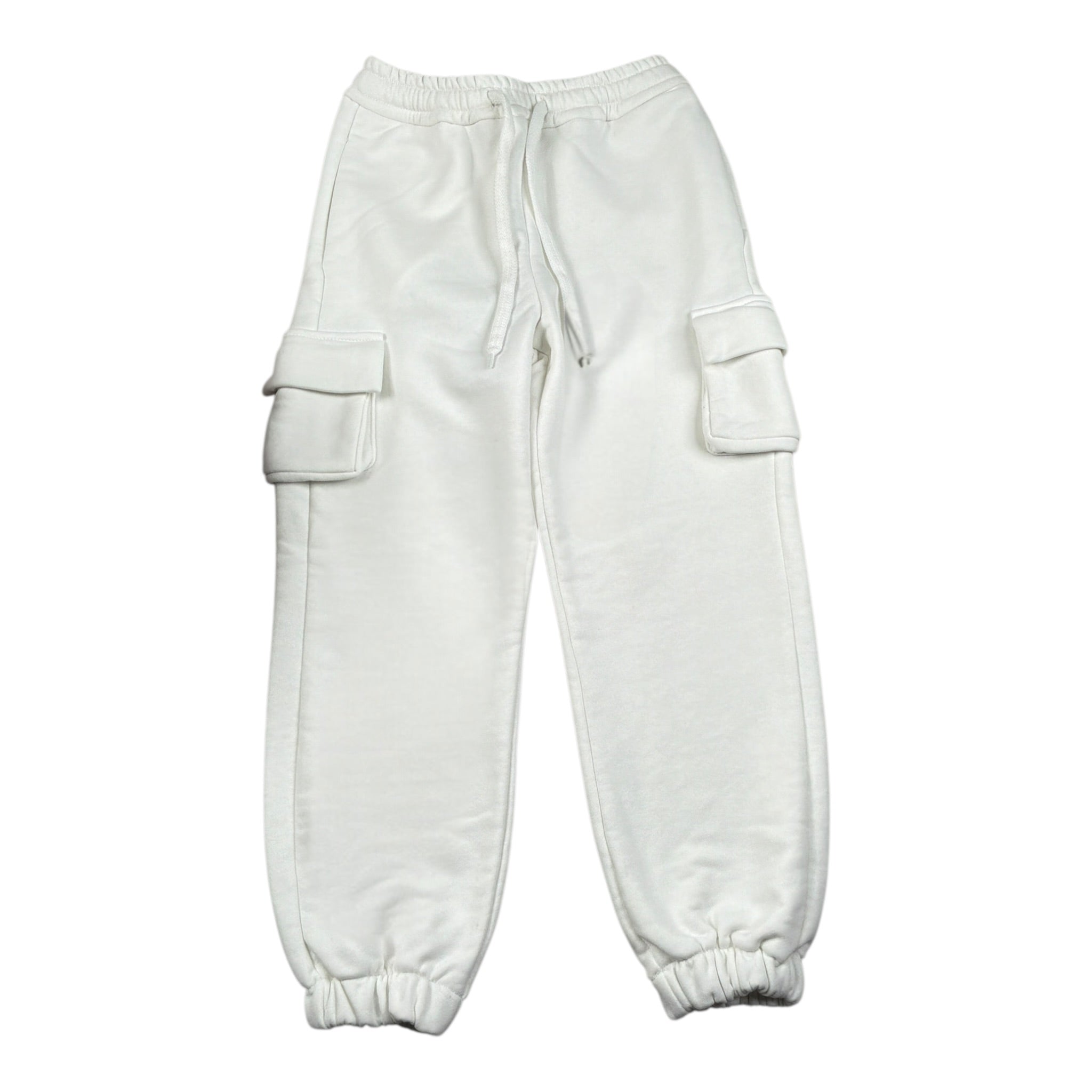 Amiuni Pantalone Modello Tuta tinta unita Bianco per Bambina AG802025 BIANCO AMIUNI 