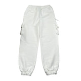Amiuni Pantalone Modello Tuta tinta unita Bianco per Bambina AG802025 BIANCO AMIUNI 